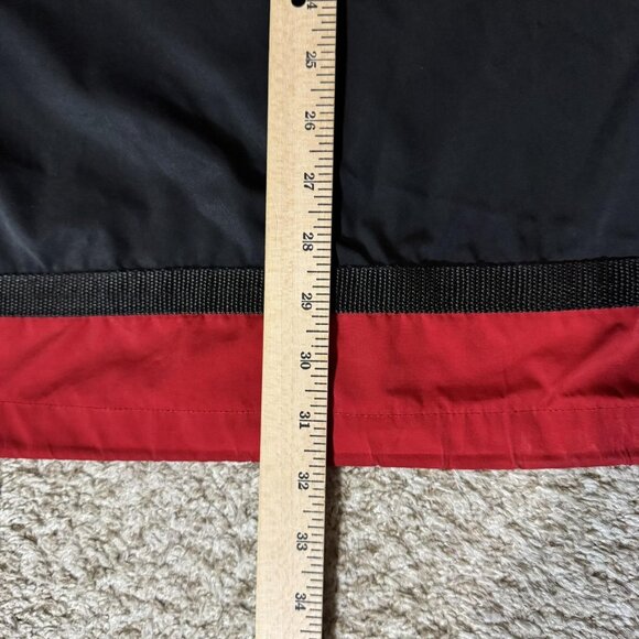 Timberland Jacket Mens Large Red Black Hooded Full Zip Performance Windbreaker - Picture 11 of 11